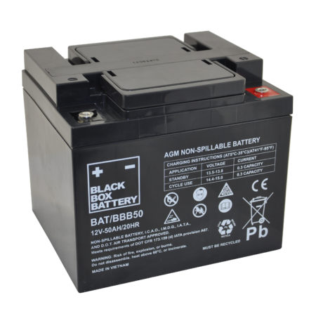 50ah Black Box AGM Battery